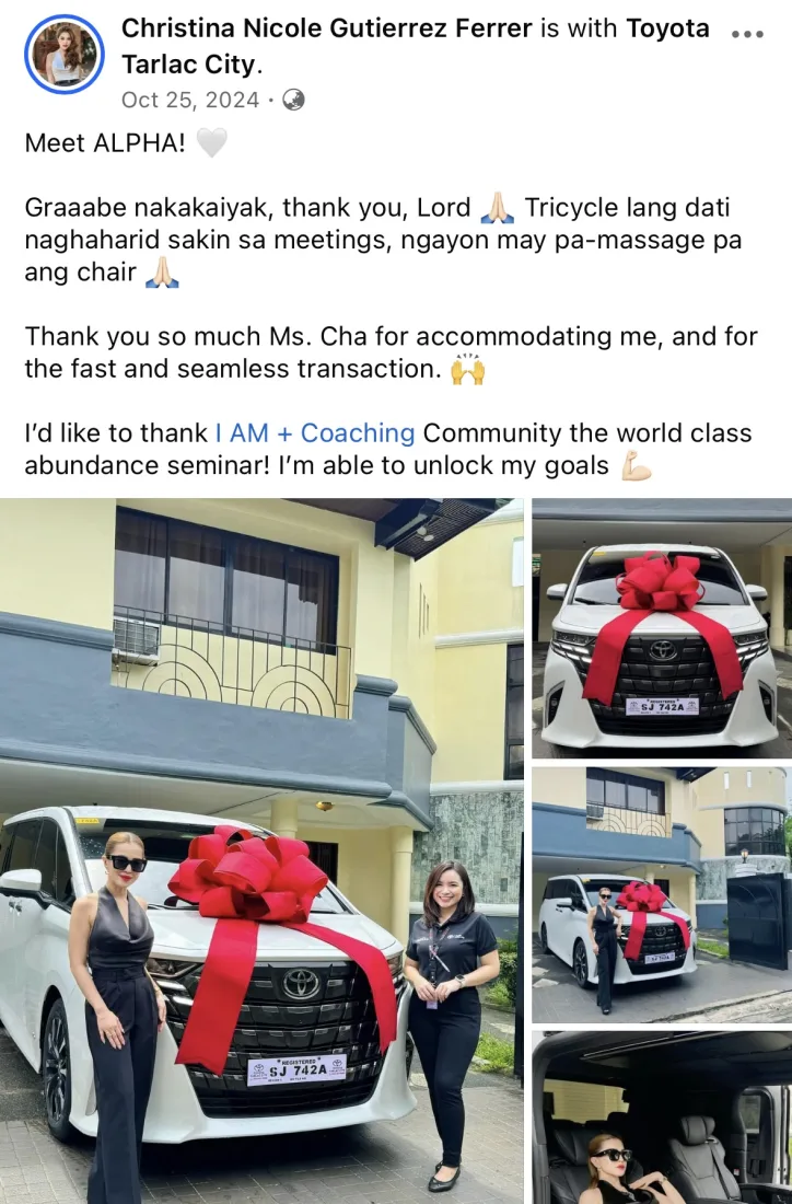 Graduate Facebook testimonial
